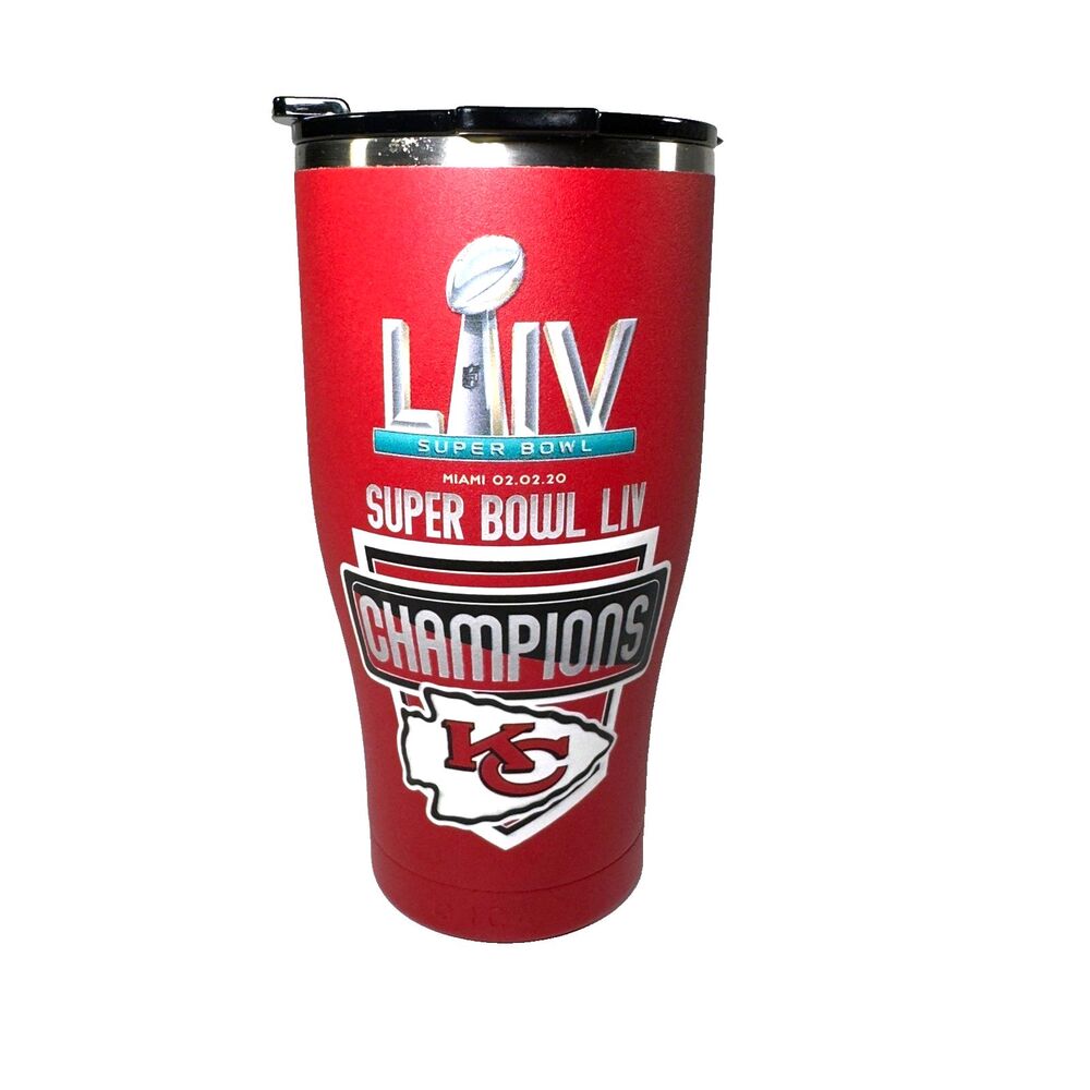 Kansas City Chiefs Super Bowl LIV Champions ORCA Chaser Tumbler 7” NFL Football